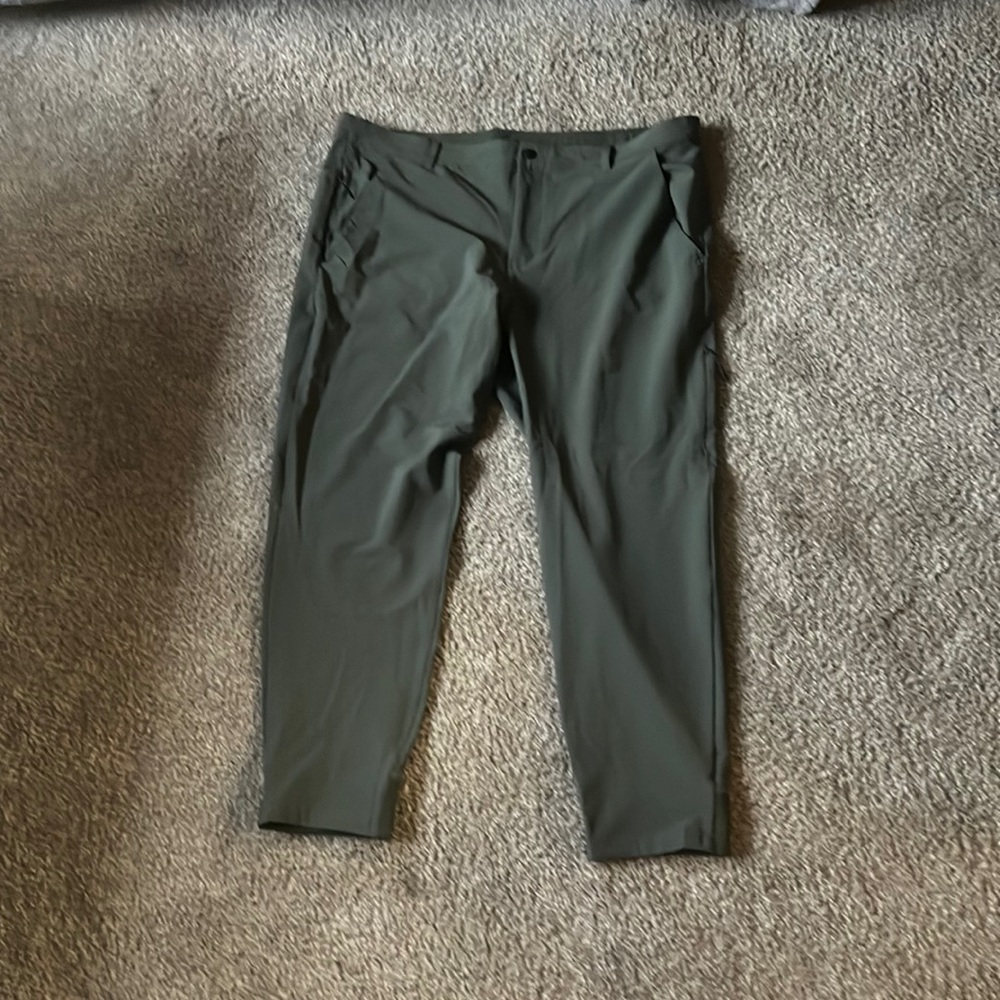 Green dress pants